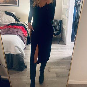 Black Maxi Aritzia Wilfred Dress